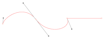 Vector points, lines and curves