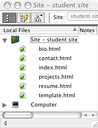 site structure image